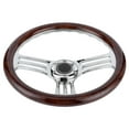 thumbnail image 1 of Steering Wheel Horn Button 3-Spoke Steering Wheel for Car Factory Industry Repair Shop, 1 of 8