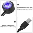 thumbnail image 2 of PENGXIANG Car Roof Projector Light Sound Activated USB Car Ambient Light with 4 Light Colors Multiple-Mode LED Car Interior Decoration Light, 2 of 8