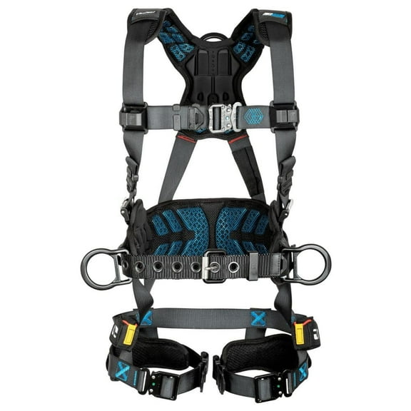 Falltech 3D Belted Full Body Harness With Qc Chest Buckle Medium