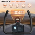 thumbnail image 3 of Primy Exercise Bike Indoor Stationary Cycling Bike for Home 300 Lbs Weight Capacity, 100 Resistance Home Cardio Leg Workout with LED Monitor Silent Belt Drive, 3 of 8