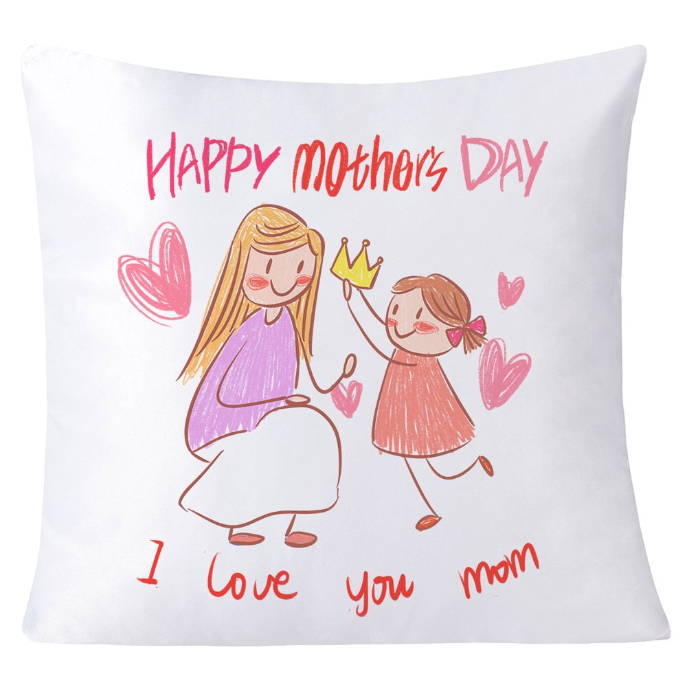 10pcs White Sublimation Blank Polyester Pillow Case Cushion Cover Square Pillow Cover with Zipper