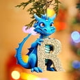 thumbnail image 3 of Utoimkio Cute Dinosaur Pendants Christmas Ornaments 2024 Christmas Tree Decorations Pendant Christmas Tree Ornaments,Acrylic Xmas Tree Hanging Decor Party Supplies, 3 of 4
