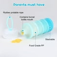 thumbnail image 4 of Abaima 2 Pack Baby Travel Formula Dispenser, 4 Layers Non Spill Formula Dispenser to Go, Portable Stackable Baby Feeding Storage Container for Snack, Oatmeal, Candy, Nuts, 4 of 7