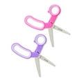 thumbnail image 6 of Pen+Gear 5" Blunt Kids Scissors 2 Pack, Pink and Purple, 6 of 7