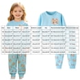 thumbnail image 4 of NIEWTR Children Long Sleeve Outfit Toddler Baby Clothes Soft T-Shirt + Stretchy Full Length Pants Breathable Pajamas for 2T-6T Casual Gift Set(A-Light Blue,5-6 Years), 4 of 8