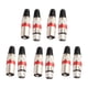 thumbnail image 1 of Matsuzay Conector de Cable de Audio 10x enlace confiable para conector adaptador de Audio de transmisión de Audio transparente Electrónica Rojo, 1 of 6