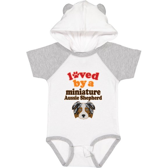 Inktastic Miniature Australian Shepherd Mini Aussie Boys or Girls Baby Bodysuit