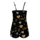 thumbnail image 5 of Conjunto sexy de camisola y pantalones cortos para mujer, 2 piezas, poliéster, estampado Love, ribete de encaje en la espalda, tallas S-XXL, ideal para el verano, para estar por casa, para citas o, 5 of 5