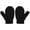 Black, variant on Naierhg 1 Pair Children Winter Gloves Soft Comfortable to Wear Good-looking Wide Application Lightweight Windproof Acrylic Full Finger Knit Gloves Red