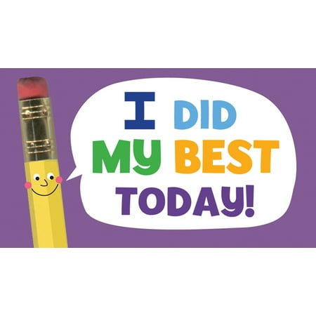 Classroom Stickers 25/Pkg-I Did My Best Today!