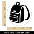 thumbnail image 2 of Backpack Icon School and Travel Self-Inking Rubber Stamp Ink Stamper - Yellow Ink - Small 3/4 Inch, 2 of 7