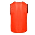 thumbnail image 4 of Manyakai Men's Breathable Mesh Bodybuilding Tank Top Round Neck Sleeveless Sport Top Stretchy Orange L, 4 of 7