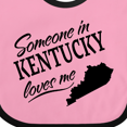 thumbnail image 4 of Inktastic Someone in Kentucky Loves Me Boys or Girls Baby Bib, 4 of 4