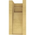 thumbnail image 4 of 5"W x 5"D x 10"H Wide Viola Rough Cedar Woodgrain TimberThane Corbel, Primed Tan, 4 of 6