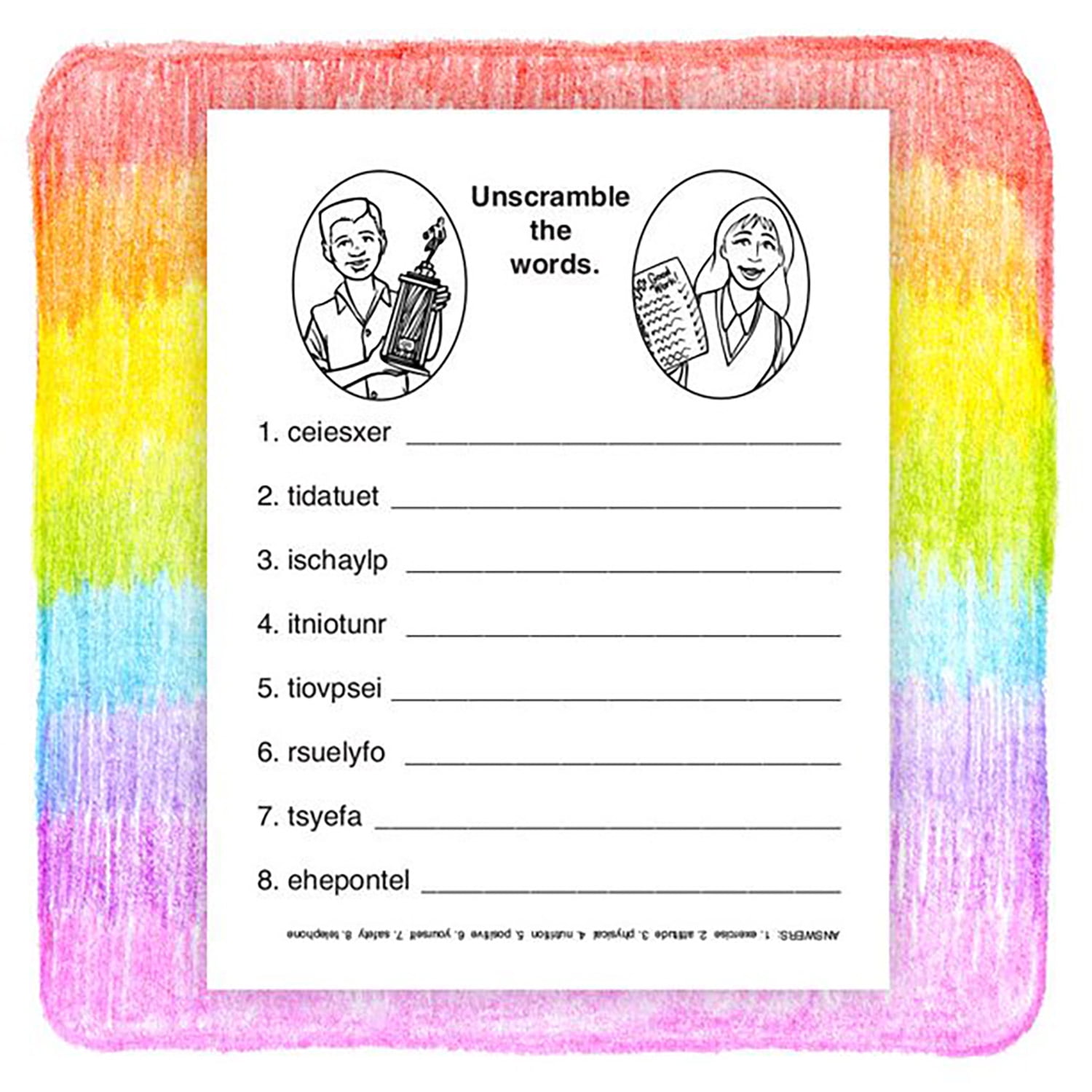 25 Pack - A Guide to Health and Safety Kid's Coloring & Activity Books