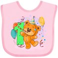thumbnail image 3 of Inktastic 1st Birthday Teddy Bear Boys or Girls Baby Bib, 3 of 4