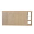 thumbnail image 5 of MAYEERTY Twin Size Murphy Bed - With Bookshelf, Natural, 5 of 21