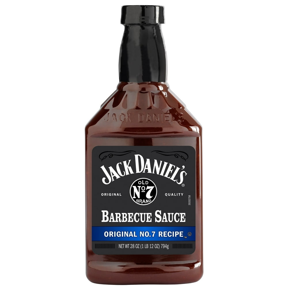 Jack Daniel s Barbecue Sauce Original No 7 Recipe 28 Ounce  Walmart  