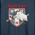 thumbnail image 3 of Disney - Alpine Vibes - Women's Lightweight French Terry Long Sleeve Shirt, 3 of 5