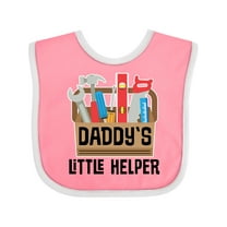 Inktastic Daddys Little Helper Tool Box Boys or Girls Baby Bib