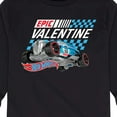 thumbnail image 3 of Hot Wheels - Valentine's Epic - Toddler And Youth Long Sleeve Graphic T-Shirt, 3 of 5