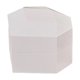 thumbnail image 5 of Elegante caja para anillos de compromiso iluminada, portátil, con diseño de corazón de terciopelo. Blanco, 5 of 9