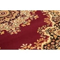 thumbnail image 3 of Designer Home Soft Traditional Oriental Area Rug with Center Medallion Actual Size: 1' 11" x  3' 3" Rectangle (Burgundy), 3 of 5