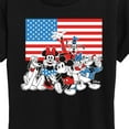 thumbnail image 3 of Disney - Mickey And Friends Flag - Women's Short Sleeve Graphic T-Shirt, 3 of 5