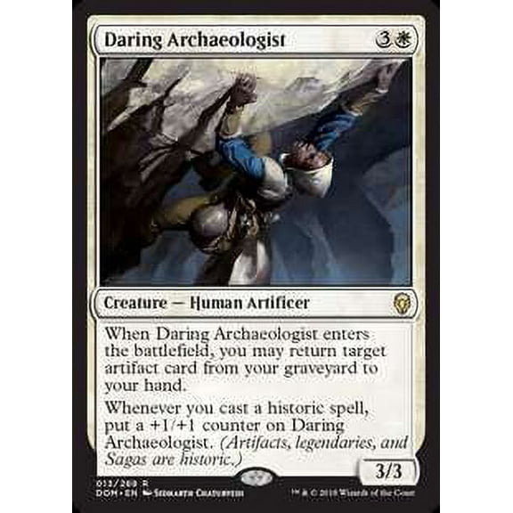 MtG Dominaria Rare Daring Archaeologist #13