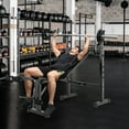 thumbnail image 3 of Gymax Adjustable Incline Weight Bench Barbell Rack Set w/ Leg Developer Fitness Machine, 3 of 10