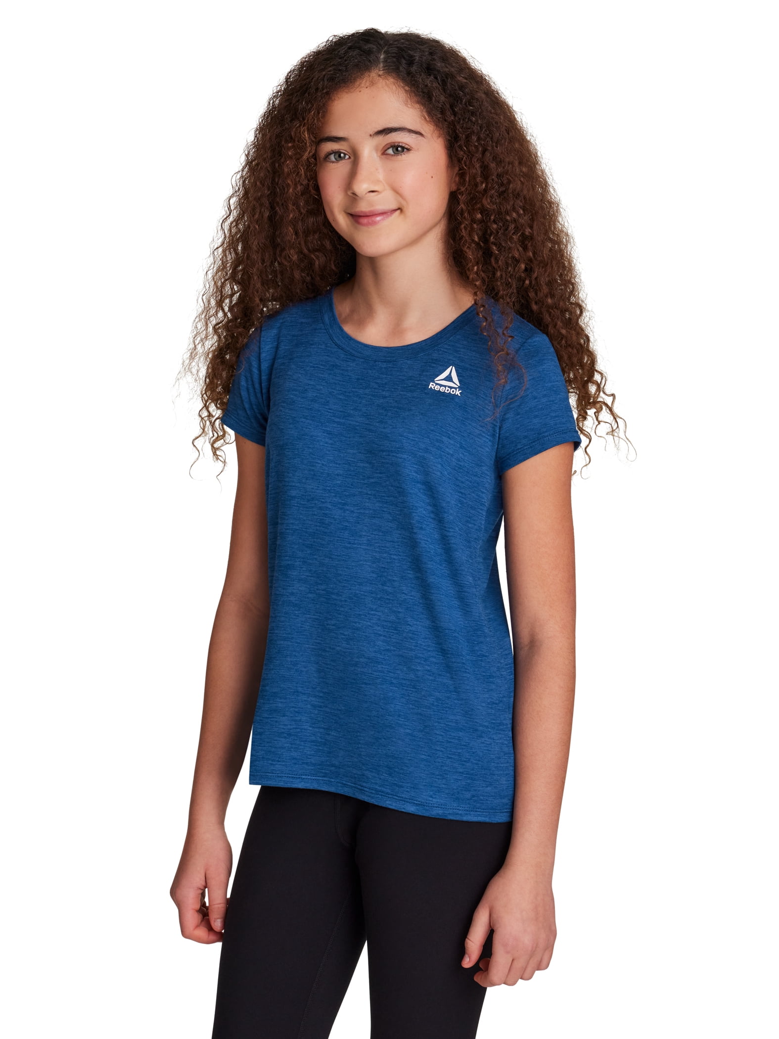 Reebok Girl's Short Sleeve Performance T-Shirt, Sizes 4-18