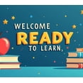 thumbnail image 4 of Welcome Ready to Learn Classroom Banner Educational Backdrop School Supplies Party Decorations Photography Props Classroom Decor, 4 of 4