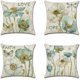 thumbnail image 1 of Juego de 4 fundas de almohada Boho Love Life, funda de cojín Hippie, fundas de almohada de flores de 18x18 pulgadas, decoración del hogar (a0007), 1 of 4