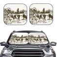 thumbnail image 2 of Cauagu Cows Grazing On The Meadow Cauagu {designName} Print Foldable Car Windshield Sun Shade | Front Windshield Shade for Sun | Fits Small Sedans, Mini SUVs, Hatchbacks-Small, 2 of 6