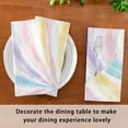 thumbnail image 6 of Napkin Satin Napkin 20*20Inchx1 Kitchen Towel Dinner Plate Towel Decorative Towel Napkin Tea Towel Suitable For Kitchen Table Colorful Beauty Vortex, 6 of 8