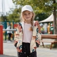 thumbnail image 3 of Xoenoiee Boho Mandala Dragonfly Print Full Zip Sweatshirt Hoodies for Teen Girls Fall Outfits Long Sleeve Shirts Hooded Casual Comfy Sweaters School Sport Playwear Trendy Tops Jumpers, S, 3 of 7