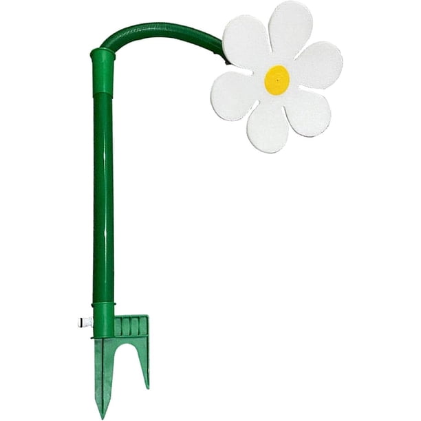 Ventas promocionales Aspersor de jardín con forma de flor, aspersor de flores Aspersor de manguera de jardín, sistema de riego automático, aspersores de jardín giratorios locos, 72