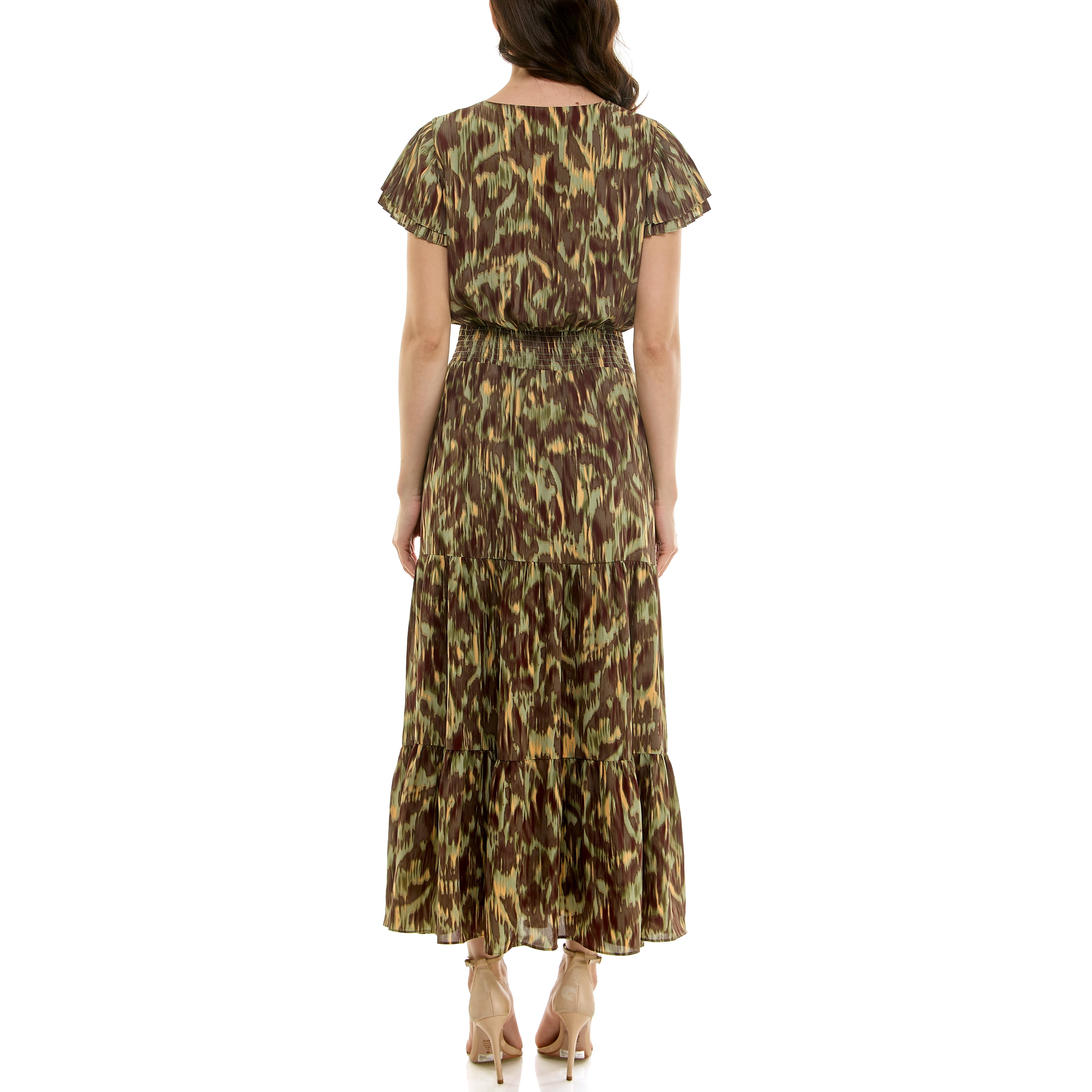 Nanette Lepore Women's Flutter Sleeve Midi Dress, Sizes XS-XXXL