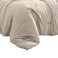 thumbnail image 3 of Veria 4 Piece Queen Comforter Set with Deep Stitching The Urban Port, Beige- Saltoro Sherpi, 3 of 5