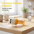 thumbnail image 6 of CoreLiving Universal Water Bottle Straw Cap and Spout Conversion Kit, Soft Silicone Replacement Lid with Integrated Drinking Straw for Standard Bottles, 1 Count, 6 of 10