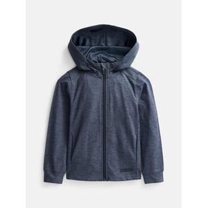 Athletic Works Boys Mixed Media Hoodie Jacket