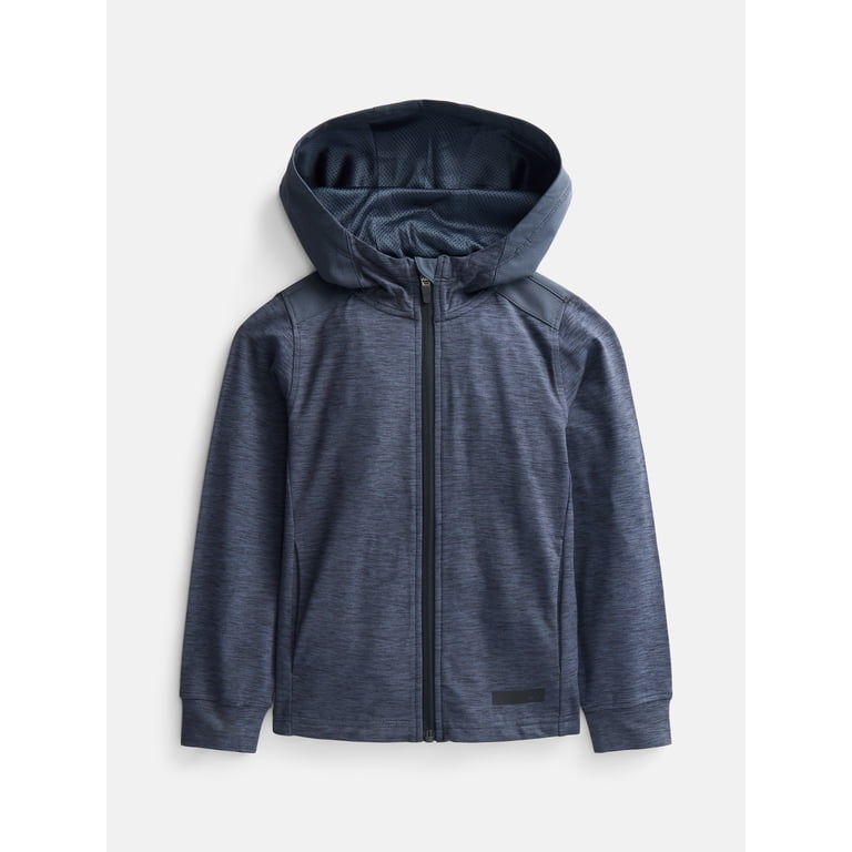 Athletic Works Boys Mixed Media Hoodie Jacket photo 1