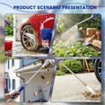 thumbnail image 5 of Hydro Jet Power Washer Wand for Garden Hose, High Pressure Hose Nozzle with 2 Spray Modes & Universal Quick Connectors, All Metal Leak-Proof Garden Water Gun Sprayer for Car Washing, Gutter Cleaning, 5 of 11