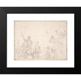 thumbnail image 2 of Francesco Solimena 14x11 Black Modern Framed Museum Art Print Titled - The Triumph of David (1657-1747), 2 of 5
