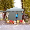 thumbnail image 4 of Gymax Patio 10 x 10FT Instant Pop-up Canopy Folding Tent w/ Sidewalls & Awnings Outdoor, 4 of 10