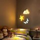 thumbnail image 2 of Luces nocturnas de Led decorativo, luna creciente, estrella, nube, lámpara, señal, decoración de dormitorio para bebés, niños, adultos, regalos, 3 uds., 2 of 5