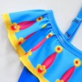 thumbnail image 4 of Girls Princess Bathing Suits Ruffle Two Piece Swimsuits Swimwear, 4 of 6