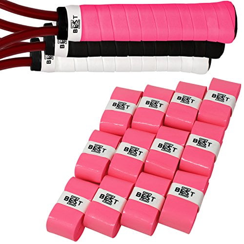 SuperSoft Red/White Quality Griptapes for Squash,Tennis or Badminton racquets 