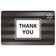 Thank You Black Stripes Walmart eGift Card