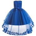 thumbnail image 3 of BintaRealwax Flower Girls Princess Ball Gown Layered Tulle Dress with Butterfly Appliques Sequined Bodice, 3 of 3